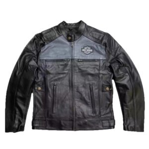 Men’s Motorcycle Jacket – Harley-Davidson Cowhide Leather Biker Jacket