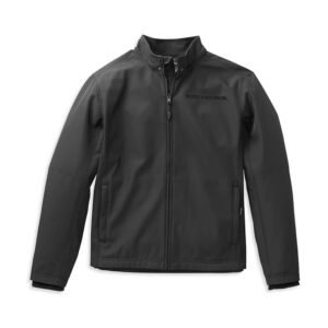 Harley-Davidson Men’s Willie G Skull Hooded Softshell Jacket, Black 98404-22VM