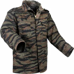 Wild Jacket Tiger Stripe Camo – Rothco M‑65 Tactical Field