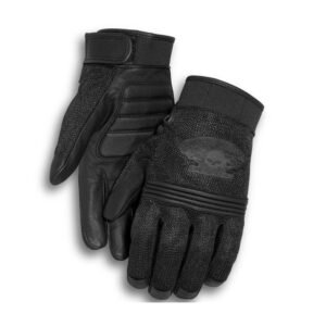 Men’s Motorcycle Gloves – Harley-Davidson Willie G Skull Riding Gloves