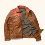 Copper and Whiskey Western Elkhorn Leather Jacket | HlX-A1002 - Image 2