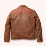 Copper and Whiskey Western Elkhorn Leather Jacket | HlX-A1002 - Image 5
