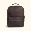 Dark Oak Full-Grain Leather Backpack | HlX-A1033 - Image 2