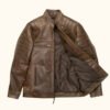 Cafe Racer Leather Jacket | HlX-A1004