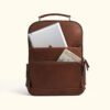 Water Buffalo Leather Backpack | Full-Grain Leather | HlX-A1036 - Image 5
