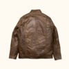 Cafe Racer Leather Jacket | HlX-A1004 - Image 3