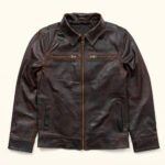 Brown Legacy Leather Jacket | HlX-A1005