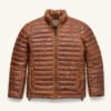 Light Brown Bridger Leather Down Jacket | HlX-A1006 - Image 2