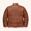 Light Brown Bridger Leather Down Jacket | HlX-A1006 - Image 5