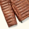 Light Brown Bridger Leather Down Jacket | HlX-A1006 - Image 3