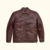 Mahogany Glenwood Leather Driving Jacket | HlX-A1008 - Image 2