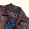 Mahogany Glenwood Leather Driving Jacket | HlX-A1008 - Image 4
