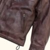Mahogany Glenwood Leather Driving Jacket | HlX-A1008 - Image 3