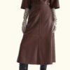 Women’s Long Leather Skirt | Genuine Leather | HlX-A1028 - Image 4