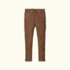 Men’s Brown Suede Leather Pants | HlX-A1026