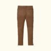 Men’s Brown Suede Leather Pants | HlX-A1026 - Image 2