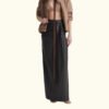 Women’s Leather Draped Long Skirt | HlX-A1030 - Image 2