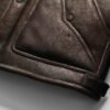 Brown Jackson Leather Shearling Vest | HlX-A1044 - Image 3