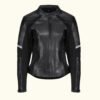 HideX FIONA BLACK - Women's Motorcycle Leather Jacket | HlX-A1056